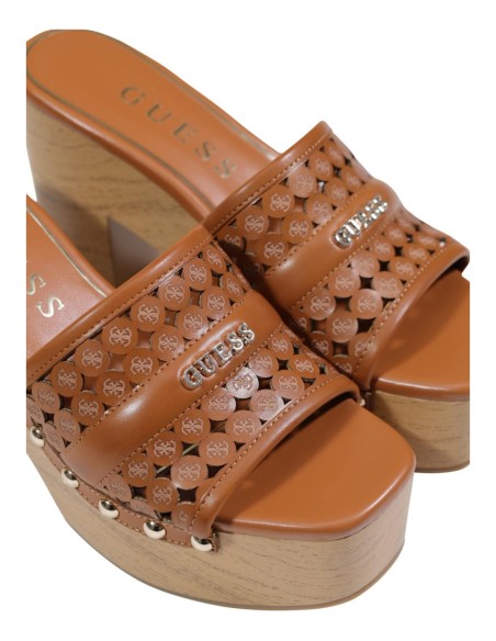 Guess Femme – Sandales marron plateforme