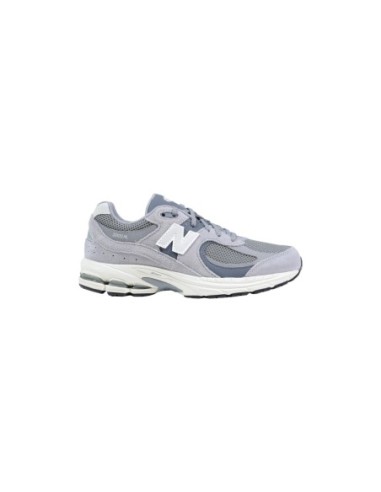 Baskets New Balance femme gris mix matières