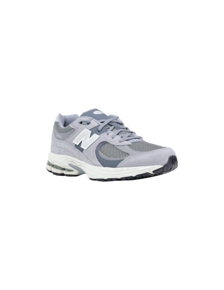 Baskets New Balance femme gris mix matières