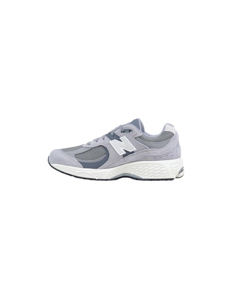 Baskets New Balance femme gris mix matières