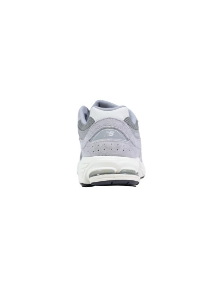 Baskets New Balance femme gris mix matières
