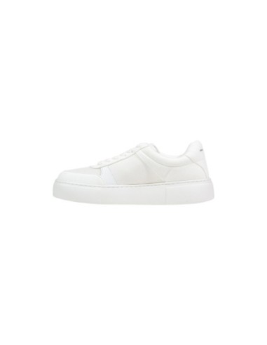 Baskets femme Armani Exchange blanches textile
