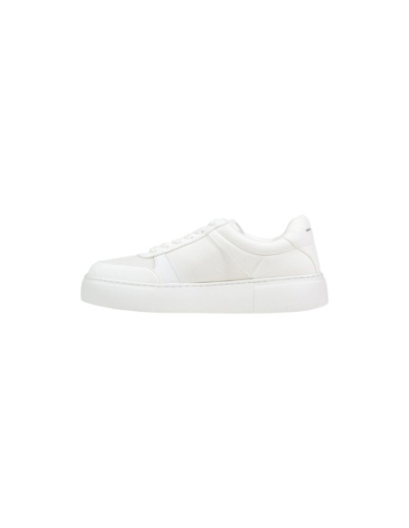Baskets femme Armani Exchange blanches textile