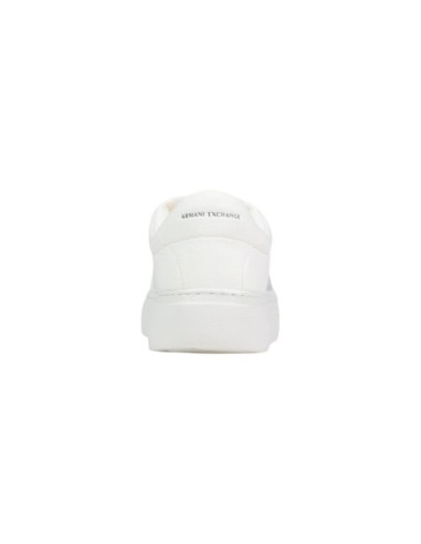 Baskets femme Armani Exchange blanches textile