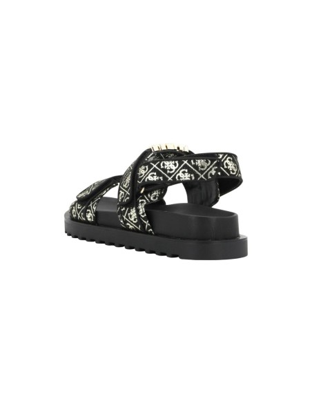 Guess – Sandales noires imprimées | Femme | Sandales