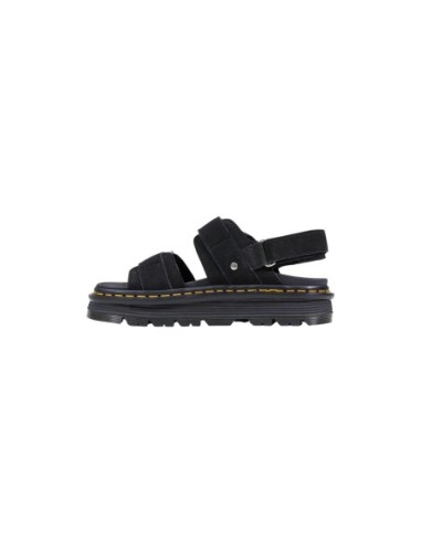 Sandales femme Dr. Martens noires premium buckle