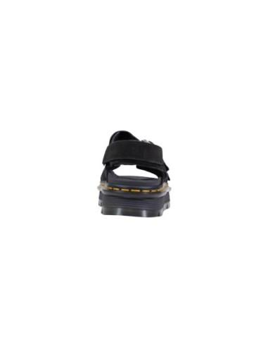 Sandales femme Dr. Martens noires premium buckle