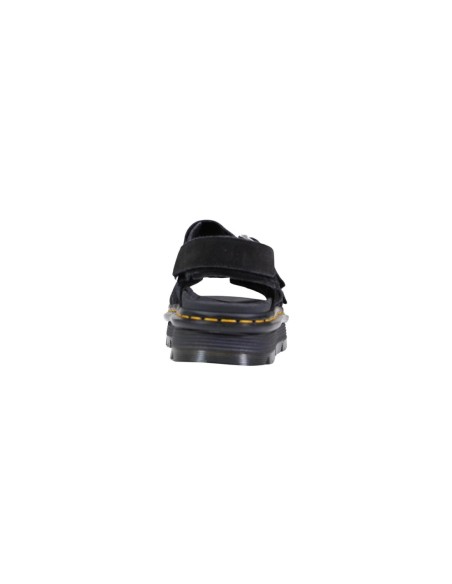 Sandales femme Dr. Martens noires premium buckle
