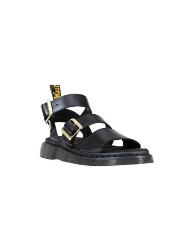 Sandales femme Dr. Martens noires structured