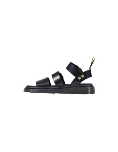 Sandales femme Dr. Martens noires structured