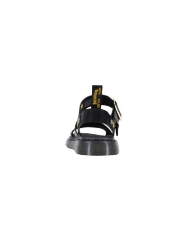 Sandales femme Dr. Martens noires structured