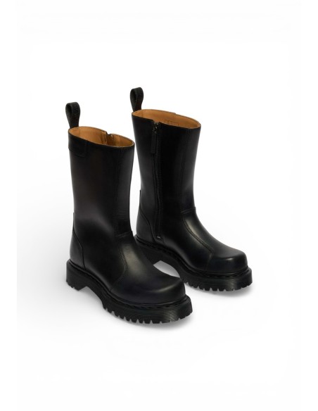Bottines femme Dr. Martens noires zip leather