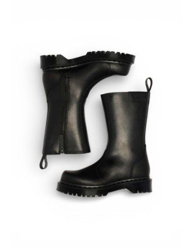Bottines femme Dr. Martens noires zip leather