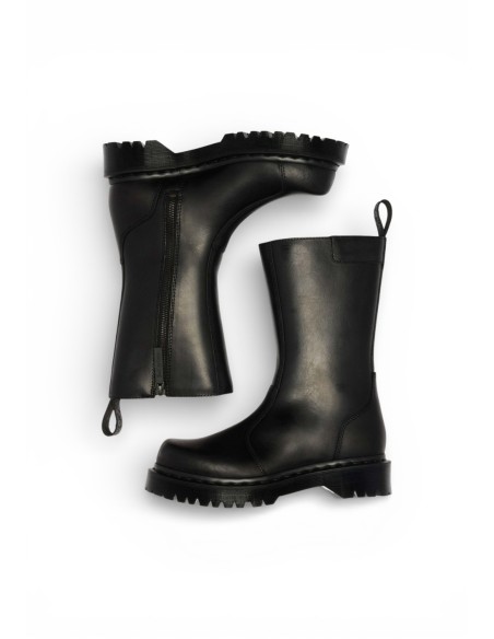 Bottines femme Dr. Martens noires zip leather