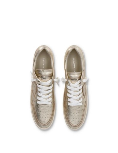 Philippe Model – Baskets dorées | Femme | Baskets