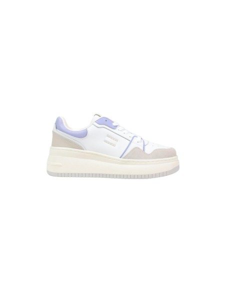 Baskets chamois blanc silhouette basse | Tommy Hilfiger Jeans