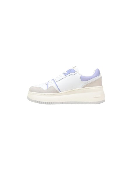 Baskets chamois blanc silhouette basse | Tommy Hilfiger Jeans