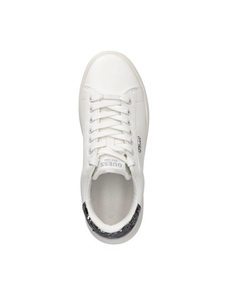 Baskets femme Guess blanc sport chic