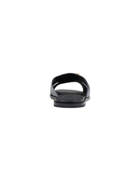 Mules Pinko noires cuir élégance estivale