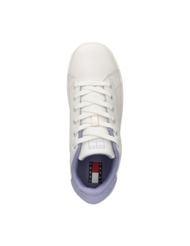 Baskets cuir blanc semelle caoutchouc | Tommy Hilfiger Jeans