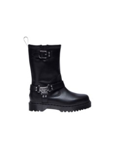Bottines femme Dr. Martens noires strong leather