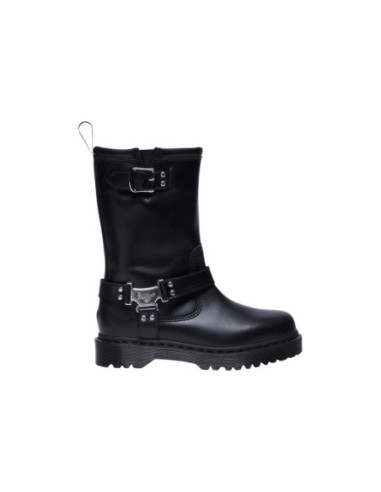 Bottines femme Dr. Martens noires strong leather