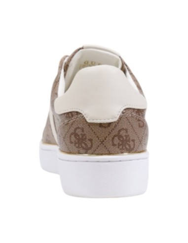 Guess – Baskets beiges imprimées | Femme | Baskets