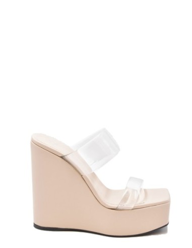 Giuseppe Zanotti – Sandales beiges plateforme | Femme | Sandales