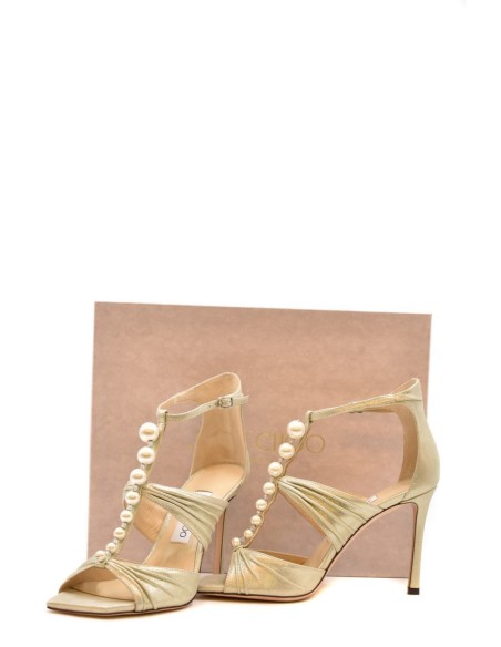 Jimmy Choo – Sandales beiges talons | Femme | Sandales