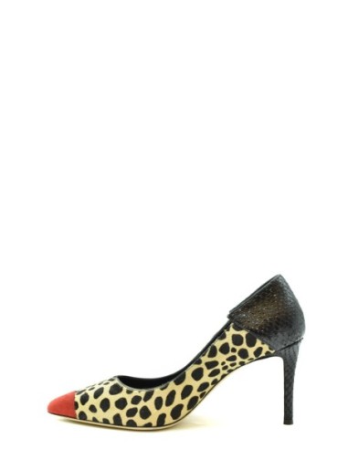 Giuseppe Zanotti – Escarpins beiges léopard | Femme | Escarpins