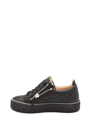 Giuseppe Zanotti – Baskets noires zippées | Femme | Baskets
