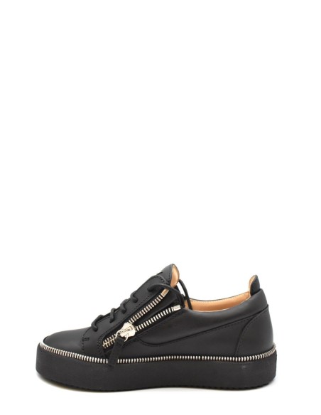 Giuseppe Zanotti – Baskets noires zippées | Femme | Baskets