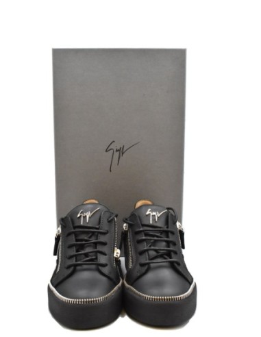Giuseppe Zanotti – Baskets noires zippées | Femme | Baskets