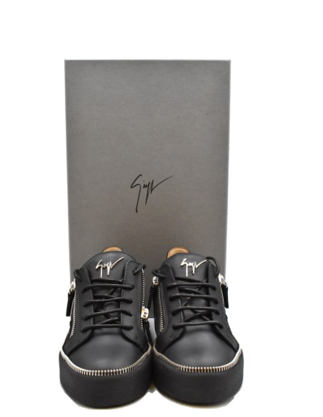 Giuseppe Zanotti – Baskets noires zippées | Femme | Baskets