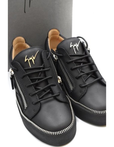 Giuseppe Zanotti – Baskets noires zippées | Femme | Baskets
