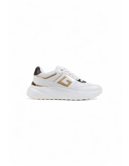 Baskets femme Guess blanc plateforme trend