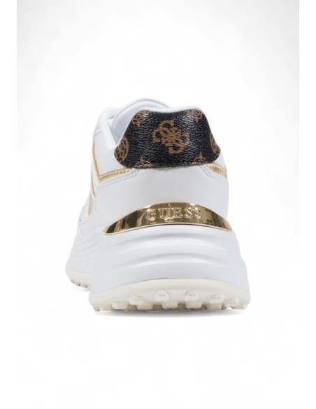 Baskets femme Guess blanc plateforme trend