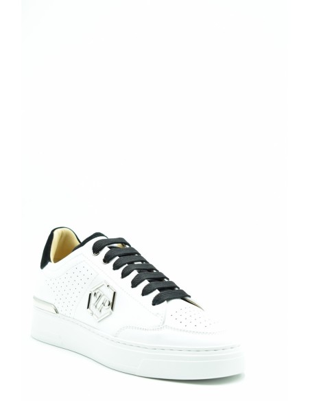 Baskets Philipp Plein blanches cuir premium