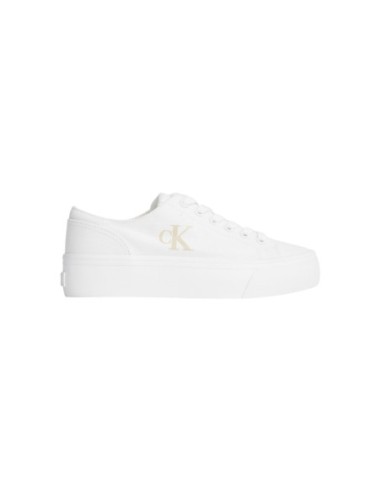 Calvin Klein Jeans – Baskets blanches plateforme | Femme | Baskets