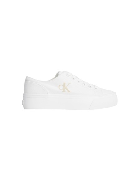 Calvin Klein Jeans – Baskets blanches plateforme | Femme | Baskets