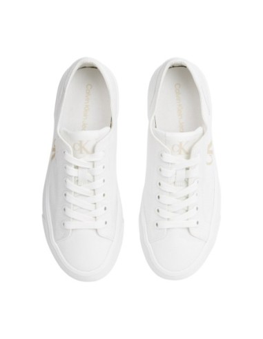 Calvin Klein Jeans – Baskets blanches plateforme | Femme | Baskets