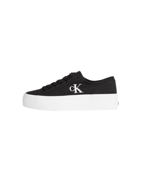 Calvin Klein Jeans – Baskets noires plateforme | Femme | Baskets