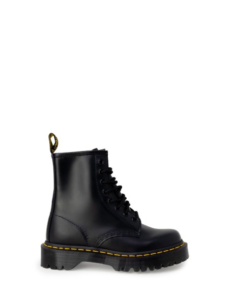 Bottines femme Dr. Martens noires leather rubber sole
