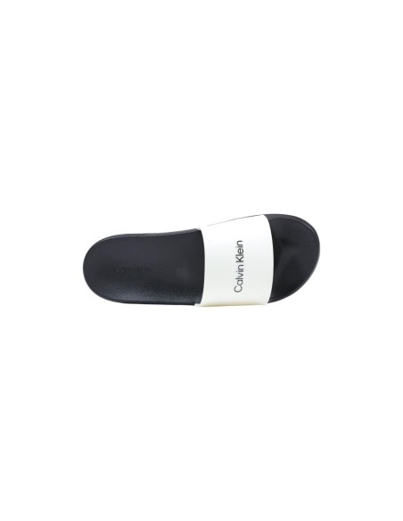 Mules homme Calvin Klein noires pu open style