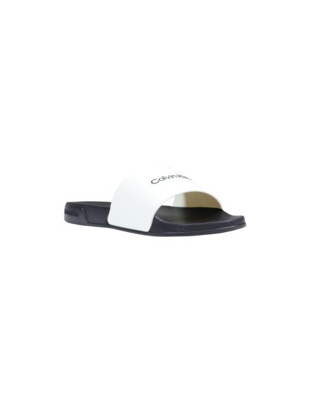 Mules homme Calvin Klein noires pu open style