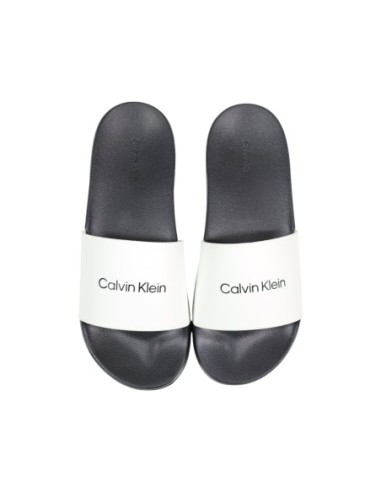 Mules homme Calvin Klein noires pu open style