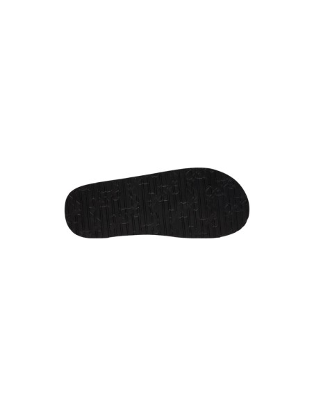 Mules homme Calvin Klein noires polyester essential