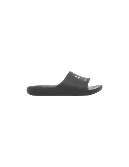 Mules homme noires caoutchouc | Armani Exchange