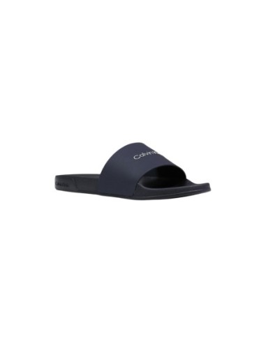 Mules homme Calvin Klein noires PU minimal