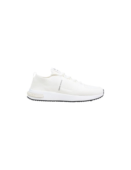 Baskets homme Armani Exchange blanches silhouette basse